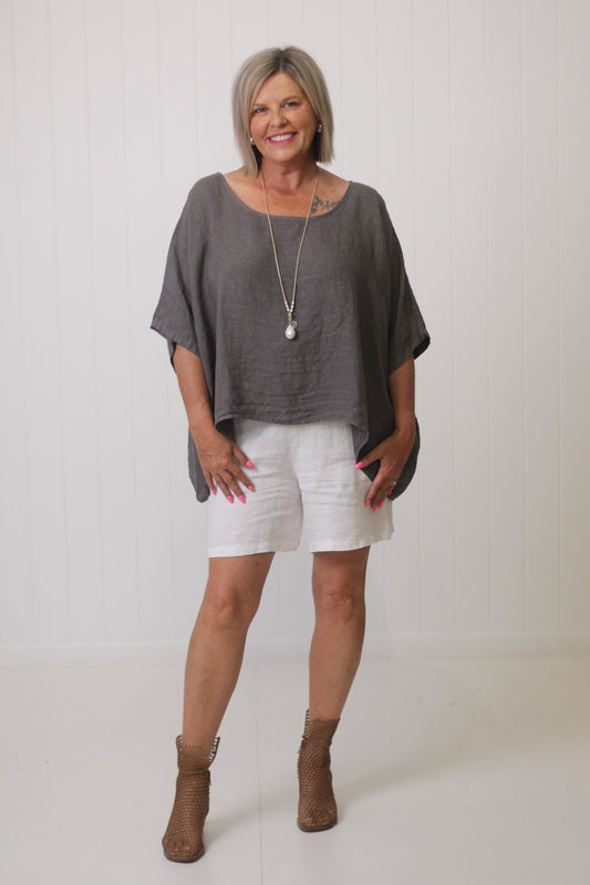 Blusa Lino Oversize Nube